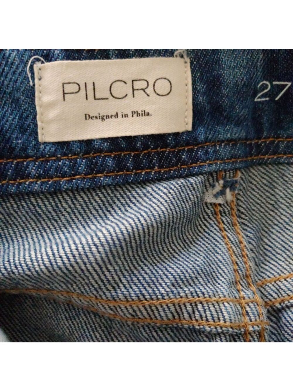 Pilcro Anthropologie Floral Wide Leg Jeans Hippie Festival Y2K Boho Retro 27 - Picture 6 of 11